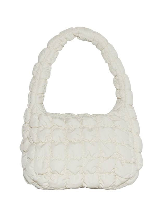 Quilted Mini Shoulder Bag Cream - COS - BALAAN 1