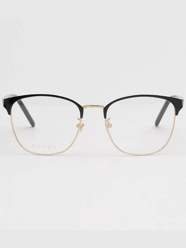 Eyewear Square Metal Eyeglasses Gold - GUCCI - BALAAN 1