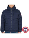 Lodge Down Hooded Padding Jacket Atlantic Navy - CANADA GOOSE - BALAAN 2