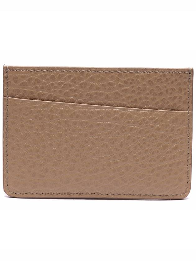 Grain Leather Stitch Card Wallet Chamois - MAISON MARGIELA - BALAAN 5