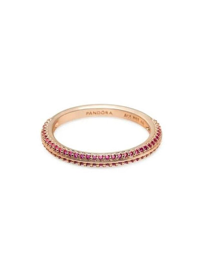 Me Red Pave Ring Rose Gold - PANDORA - BALAAN 2