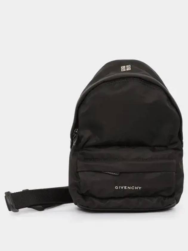 Essential U Gabardin Small Backpack Black - GIVENCHY - BALAAN 2