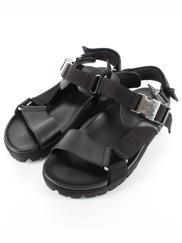 Velcro silver sandal slippers 6 250 - PRADA - BALAAN 1