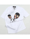 14FW Twin Bugler Print Tee S75GC0683 100 - DSQUARED2 - BALAAN 4