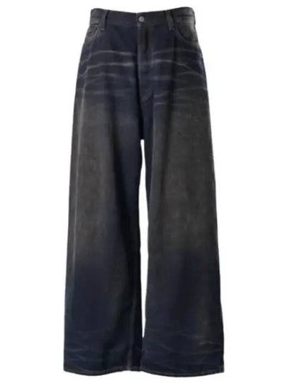 Super Baggy Fit Denim Wide Jeans Dark Blue - ACNE STUDIOS - BALAAN 2