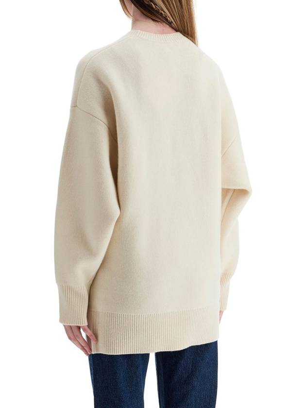 white fine knit wool and cashmere sweater - TOTEME - BALAAN 3