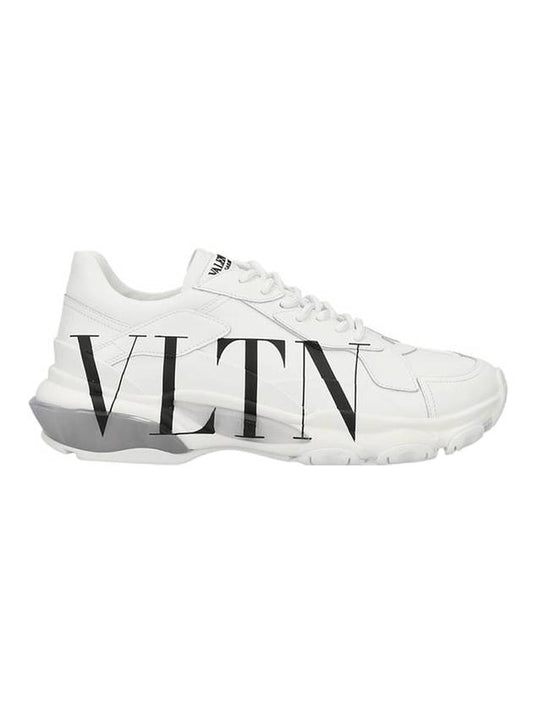 Mens Bounce Logo Sneakers White - VALENTINO - BALAAN 1