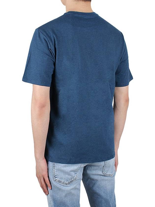 Men's Daily Pocket Regenerative Cotton Short Sleeve T-Shirt Blue - PATAGONIA - BALAAN 5