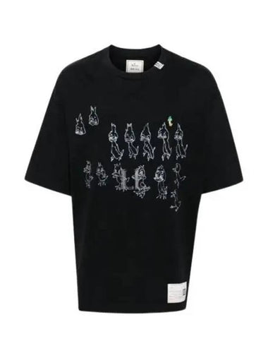 A13TS642 Black Duck Printed Tee - MIHARA YASUHIRO - BALAAN 1