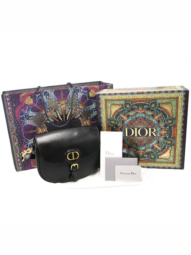 Women s Dior Christian M9319UMOL M900 Black Box Calfskin BOBBY Medium Cross Bag gt Gangbuk used luxury goods - DIOR - BALAAN 3