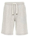 Men's Zipper Pocket Shorts Grey - BRUNELLO CUCINELLI - BALAAN 2