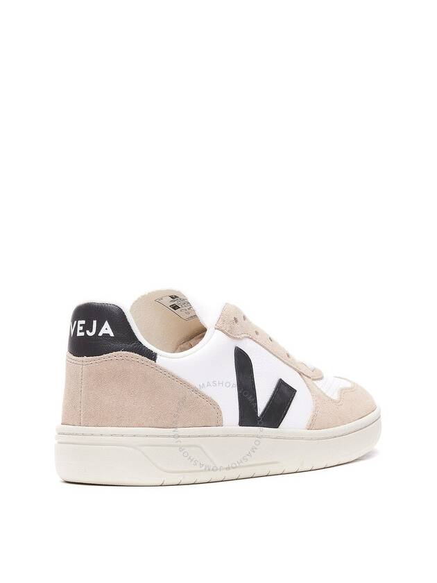 Veja V-10 Chromefree Low-Top Sneakers, Brand Size 40 ( US Size 7 ) - VEJA - BALAAN 3