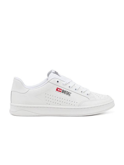 SAthene Leather Nylon Low Top Sneakers White - DIESEL - BALAAN 2