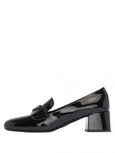 triangle logo pumps heel loafers - PRADA - BALAAN 1