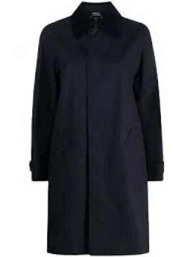 Mac Gaspard Single Coat Navy - A.P.C. - BALAAN 1