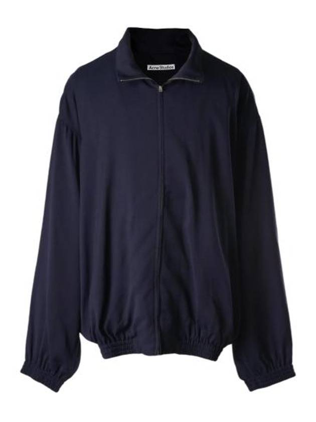 Fluid Logo Print Track Jacket Navy - ACNE STUDIOS - BALAAN 2