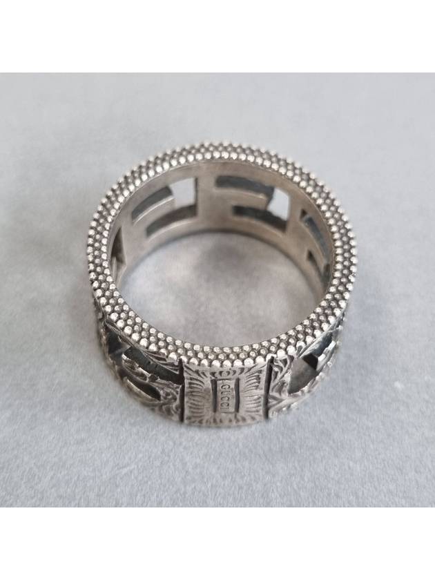 Square G Silver Ring - GUCCI - BALAAN 8