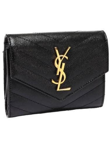 Matelasse bifold wallet - SAINT LAURENT - BALAAN 1