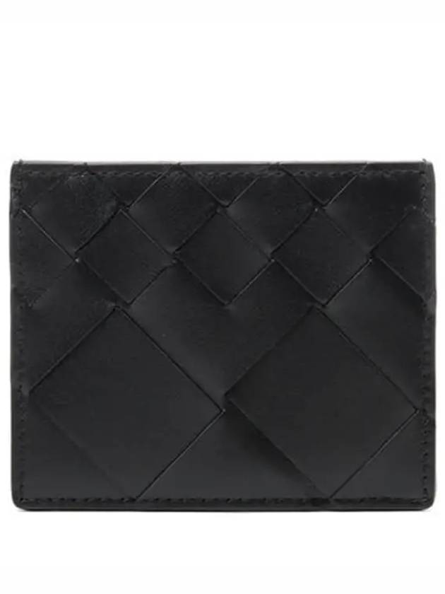 Intrecciato Card Wallet Black - BOTTEGA VENETA - BALAAN 5