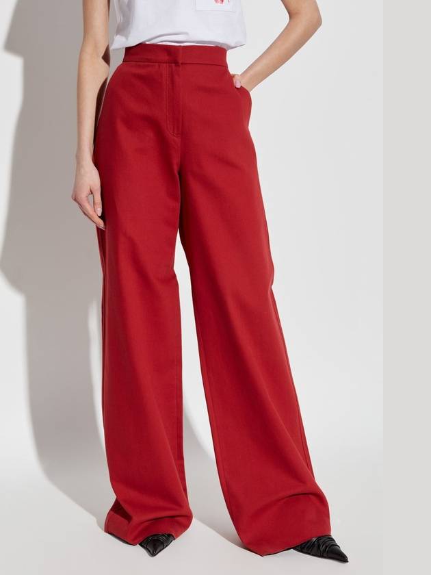 Max Mara Trousers Ruggero, Women's, Red - MAX MARA - BALAAN 3