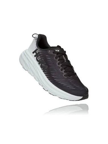 Rincon 3 Running Low Top Sneakers Black White - HOKA ONE ONE - BALAAN 1