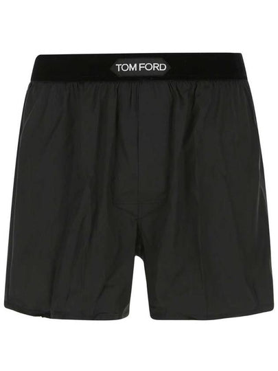 logo banding stretch silk briefs black - TOM FORD - BALAAN 2