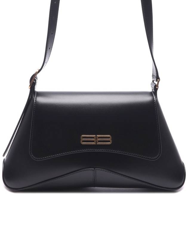 Box XX Medium Flap Shoulder Bag Black - BALENCIAGA - BALAAN 3