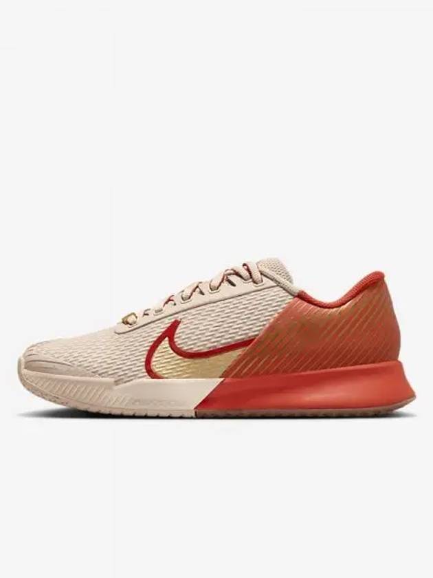 Court Air Zoom Vapor Pro 2 Premium Women s Hard Tennis Shoes Sanddrift Gum Medium Brown Metallic Gold FB7054 105 698689 - NIKE - BALAAN 1