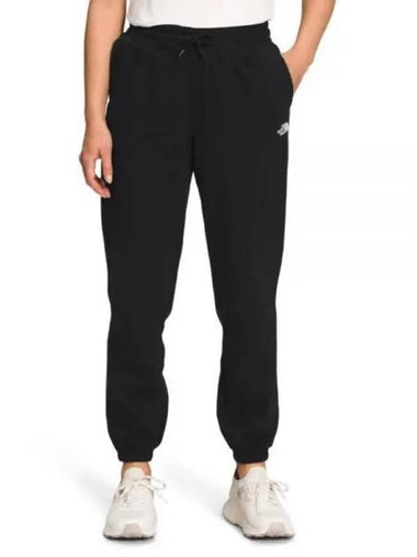 Women's Half Dome Fleece Sweat Track Pants Black - THE NORTH FACE - BALAAN 1