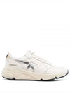 Running Sole In Nappa With Silver Star And Gold Leather Heel Tab Sneakers White - GOLDEN GOOSE - BALAAN 2