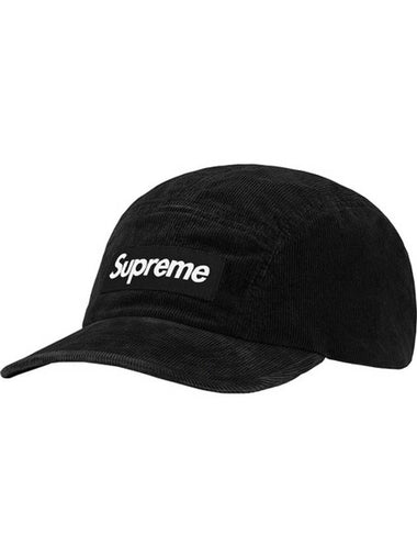 GORETEX CORDUROY CAMP CAP Black GORETEX CORDUROY CAMP CAP - SUPREME - BALAAN 1