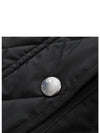 Women's Diamond Quilted Hoodie Single Coat Black - BURBERRY - BALAAN 10