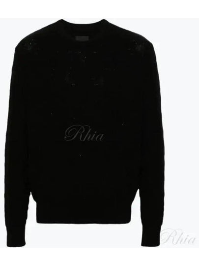 4G Pattern Cotton Knit Top Black - GIVENCHY - BALAAN 2