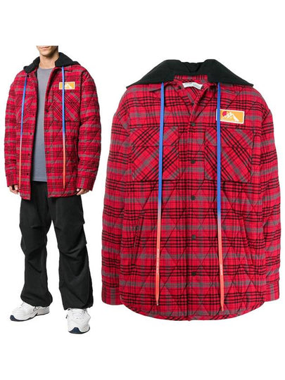 Flannel Overshirt Jacket Red - OFF WHITE - BALAAN 2