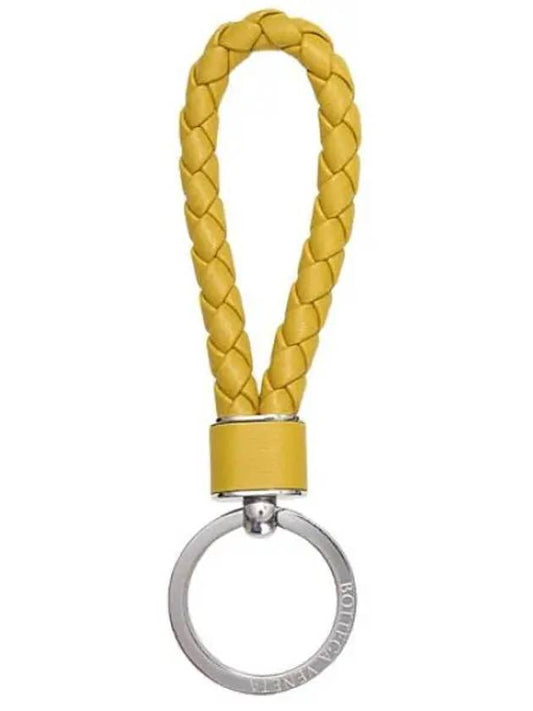 Intrecciato leather key ring holder - BOTTEGA VENETA - BALAAN 1