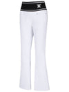 Official WOMEN LOGO BAND BOOTCUT LONG PANTS WH - ANEWGOLF - BALAAN 3