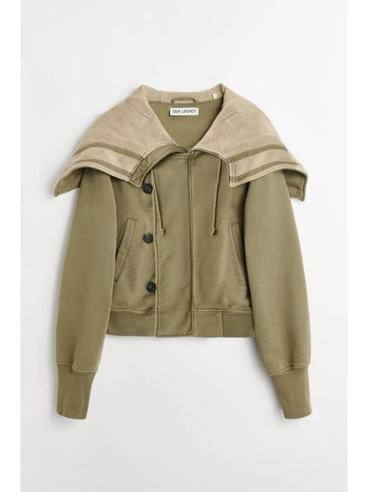 Jacket M2246FC OLIVE HEFTY FLEECE - OUR LEGACY - BALAAN 1