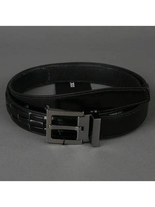 Silver Buckle Weaving Belt BC3082 A6I65 80999 - DOLCE&GABBANA - BALAAN 1