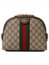 Ophidia GG Shoulder Bag Beige Ebony - GUCCI - BALAAN 2