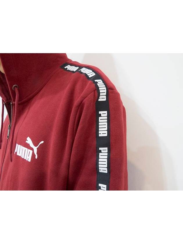 0185411601Sideline tape logo hooded zipper jacketburgundy - PUMA - BALAAN 21