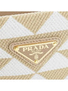 Symbol Embroidery Fabric Mini Bag Beige Chalk - PRADA - BALAAN 6