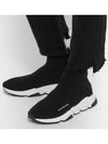 Speed Trainer High Top Sneakers Black - BALENCIAGA - BALAAN 5