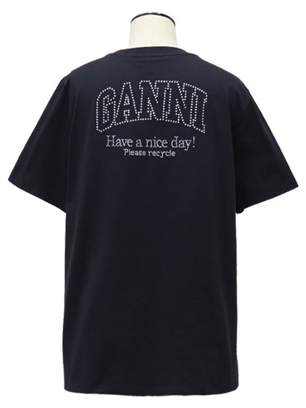 black logo short sleeve - GANNI - BALAAN 2