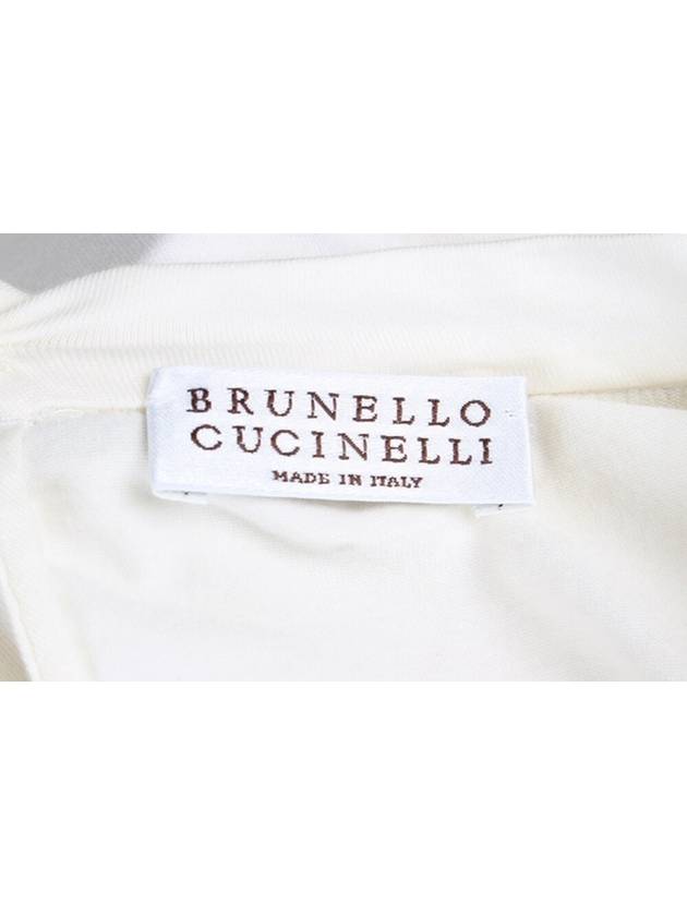 Beaded Short Sleeve T Shirt S - BRUNELLO CUCINELLI - BALAAN 8