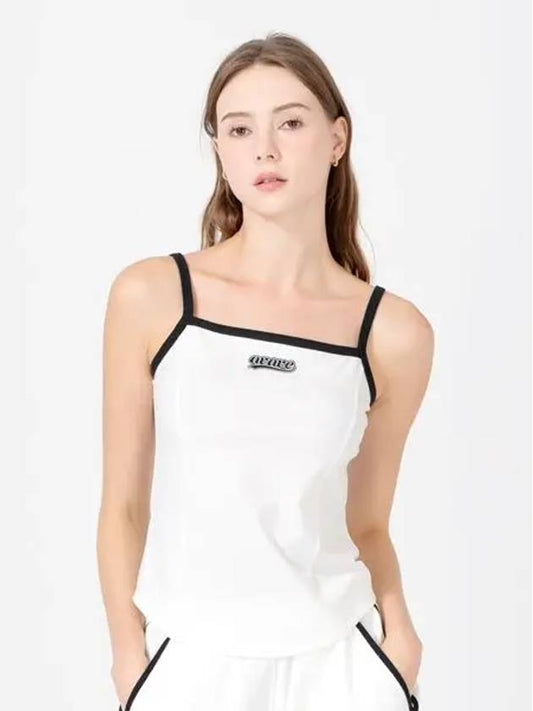 Golf Tennis Women Tank Top T-Shirt White - AVAVE - BALAAN 1