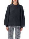 Billie Rubber Jumper Knit Top Charcoal - ISABEL MARANT - BALAAN 1