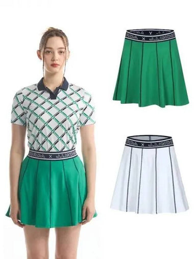 Golf flare silhouette women s skirt tennis 2 colors domestic product - J.LINDEBERG - BALAAN 1