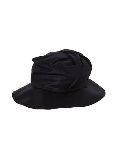 Yohji Yamamoto Y s Women Draping Bucket Hat 001 - YOHJI YAMAMOTO - BALAAN 1