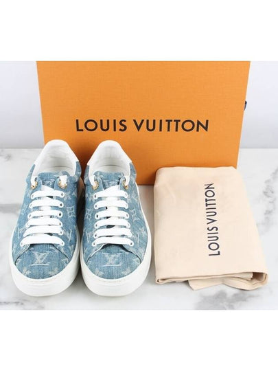 Denim Monogram Time Out Sneakers 36 230 - LOUIS VUITTON - BALAAN 2