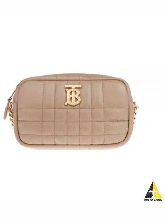 Women's Lola Quilted Mini Camera Cross Bag Haute Beige - BURBERRY - BALAAN 2